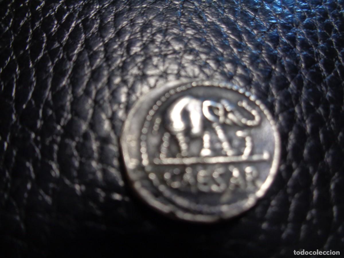 Moedas Roma Rep&uacute;blica: Denario Julio Cesar 48 A.C. original plata
