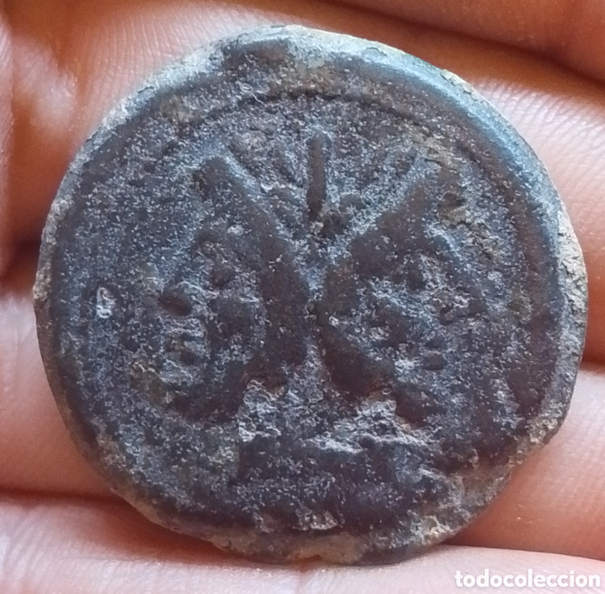 Monedas Roma Rep&uacute;blica: Republica Romana Jano Bifronte Magistrado CN.Baebius Imitaci&oacute;n Hisp&aacute;nica
