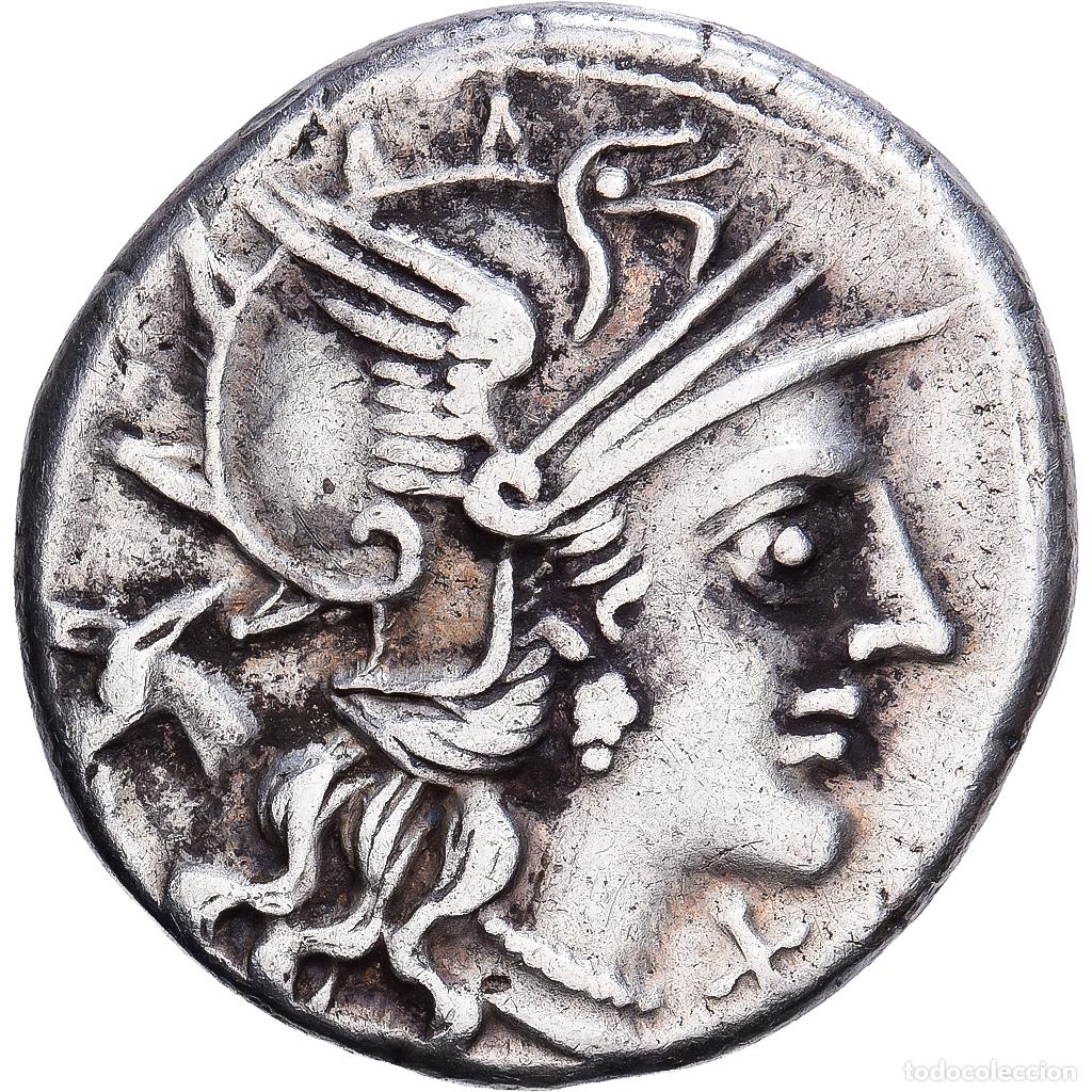 Monedas Roma Rep&uacute;blica: [#1545294] Roman Republic, Iunia, Denarius, 145 BC, Rome, Plata, MBC+, Crawford:220/1