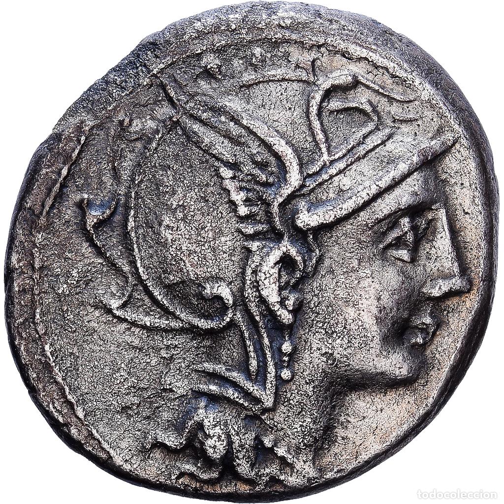 Monedas Roma Rep&uacute;blica: [#1545328] Roman Republic, Claudia, Denarius, 111-110 BC, Rome, Plata, EBC, Crawford:299/1a