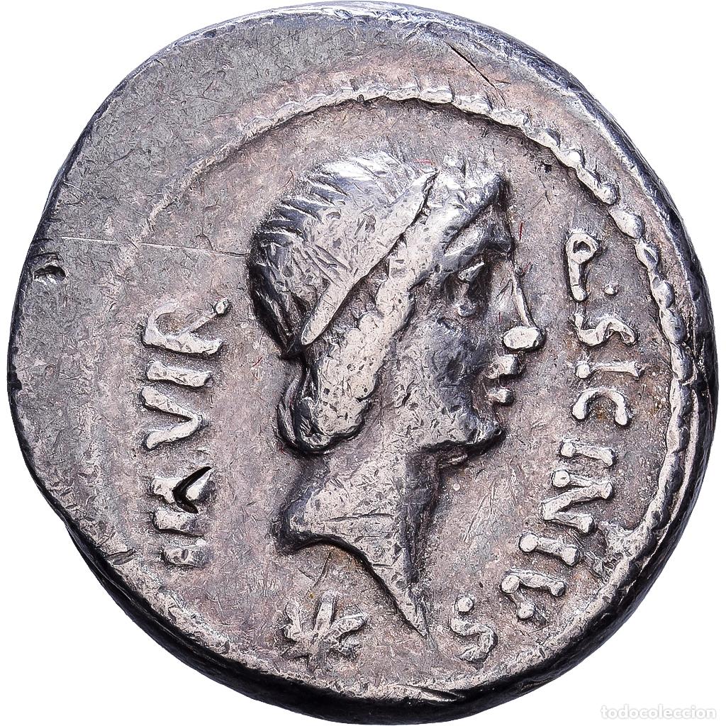 Monedas Roma Rep&uacute;blica: [#1545341] Roman Republic, Sicinia, Denarius, 49 BC, Uncertain Mint, Plata, MBC