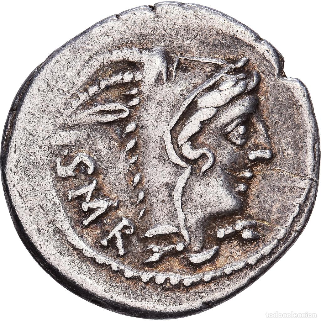 Monedas Roma Rep&uacute;blica: [#1545281] Roman Republic, Denarius, 105 BC, Rome, Plata, MBC, Crawford:316/1
