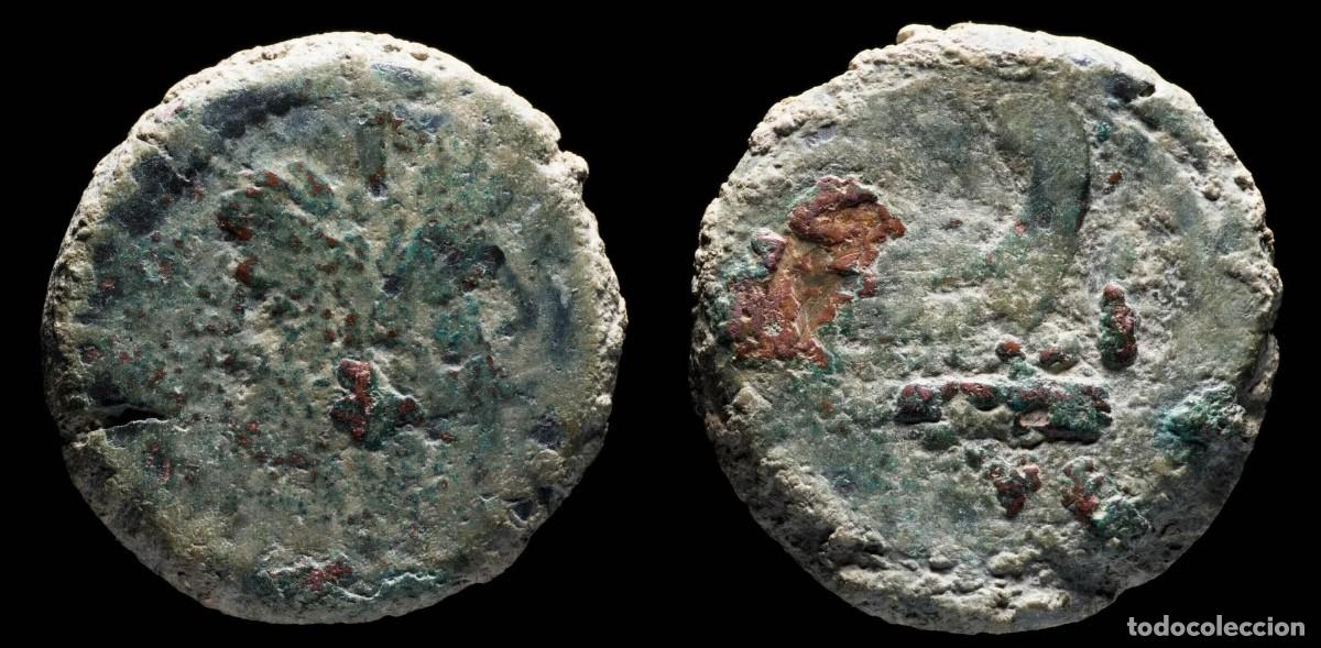 Monedas Roma Rep&uacute;blica: Ancient - Republican Ae As, Jano - Prow - 34 mm / 33.93 gr.