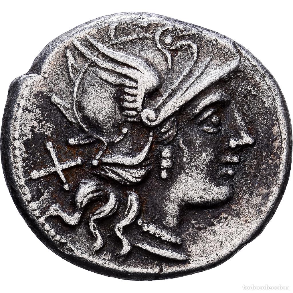 Monedas Roma Rep&uacute;blica: [#1545326] Roman Republic, Valeria, Denarius, 140 BC, Rome, Plata, MBC, Crawford:228/1