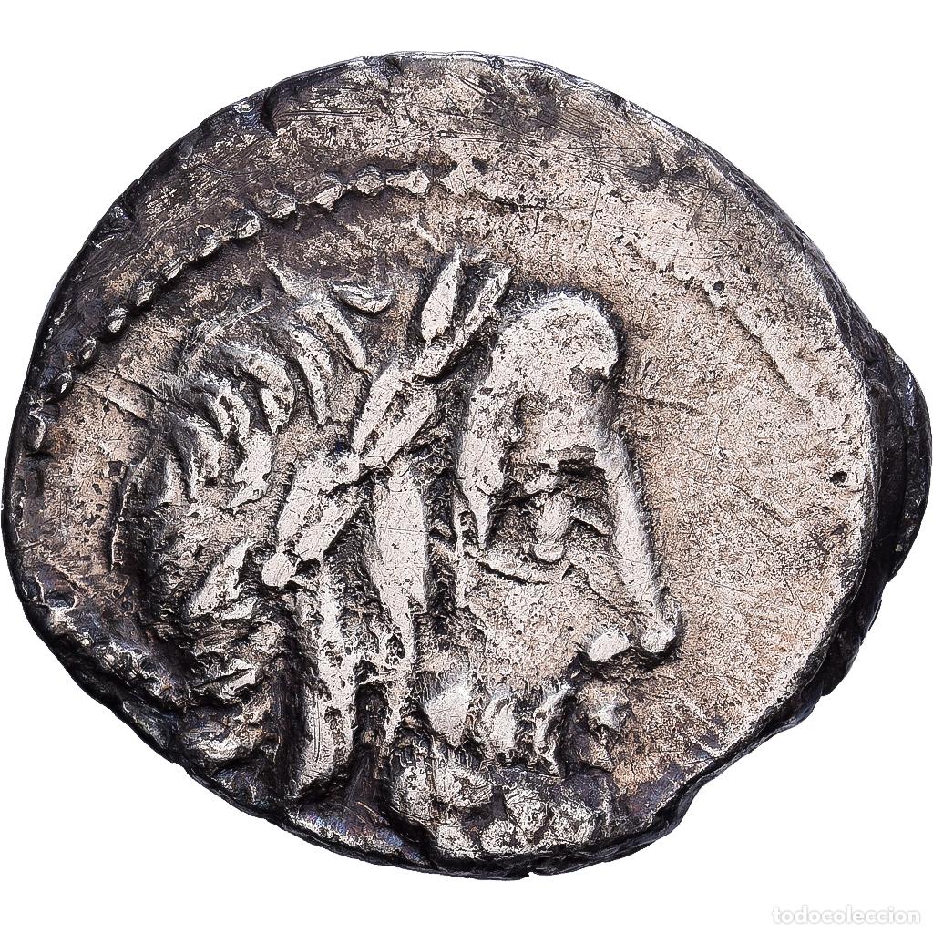 Monedas Roma Rep&uacute;blica: [#1545302] Roman Republic, Rubria, Denarius, 87 BC, Rome, Plata, MBC+, Crawford:348/1