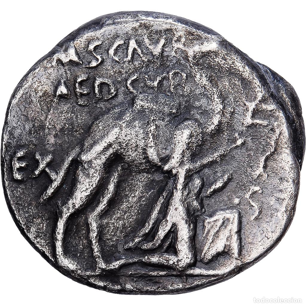 Monedas Roma Rep&uacute;blica: [#1545282] Roman Republic, Aemilia, Denarius, 58 BC, Rome, Plata, BC+, Crawford:422/1b