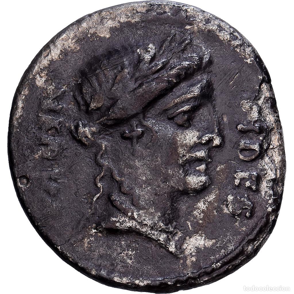 Monedas Roma Rep&uacute;blica: [#1545292] Roman Republic, Licinia, Denarius, 47 BC, Rome, Plata, BC+, Crawford:454/1