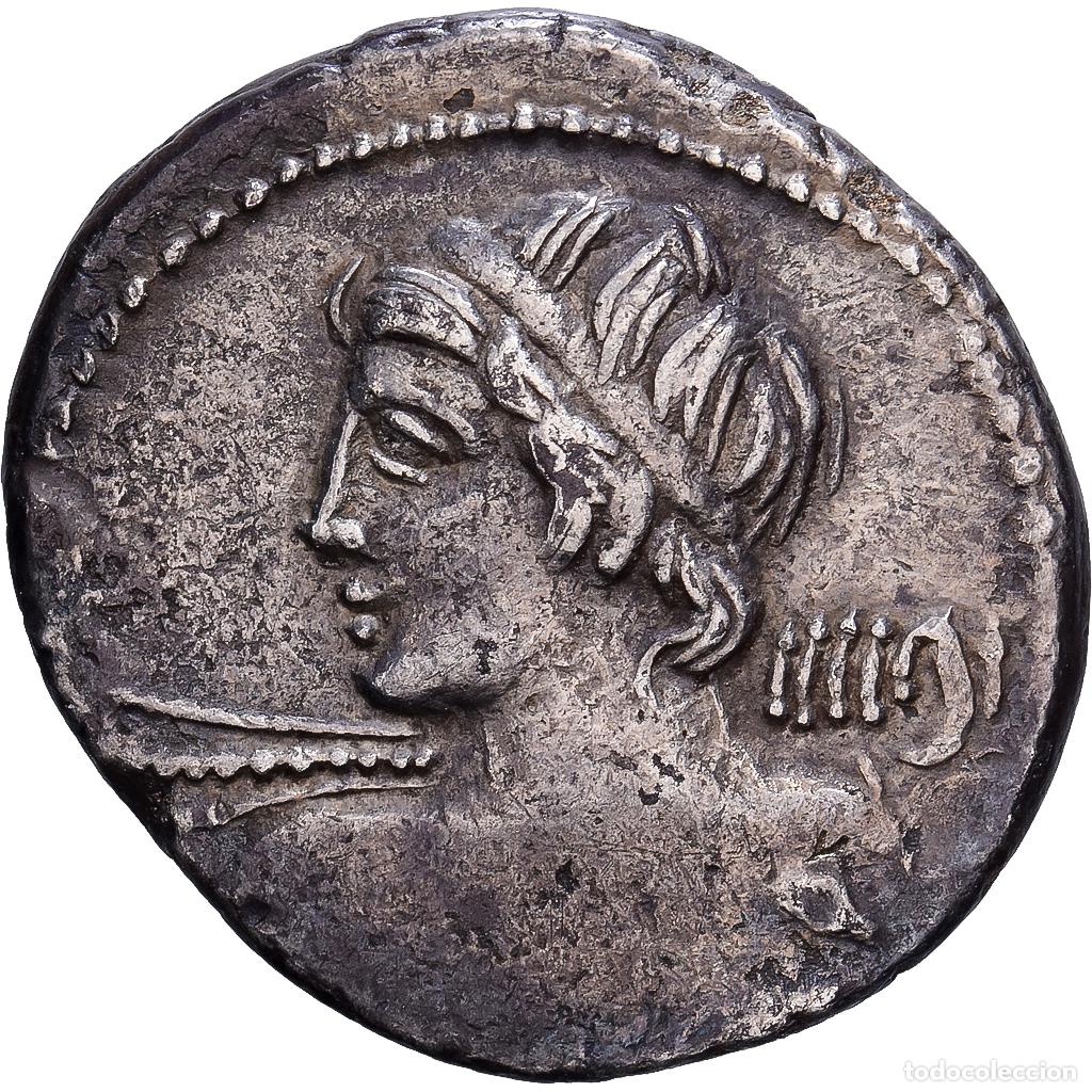 Monedas Roma Rep&uacute;blica: [#1545299] Roman Republic, Licinia, Denarius, 84 BC, Rome, Plata, MBC+, Crawford:354/1