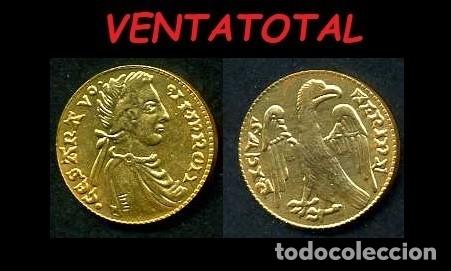 Monedas Roma Rep&uacute;blica: MONEDA ROMANA A IDENTIFICAR ES DE ORO LAMINADO - PESA 4 GRAMOS