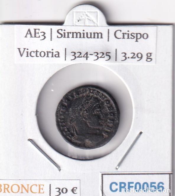 Monedas Roma Rep&uacute;blica: CRF0056 MONEDA AE3 SIRMIUM CRISPO VICTORIA 324-325
