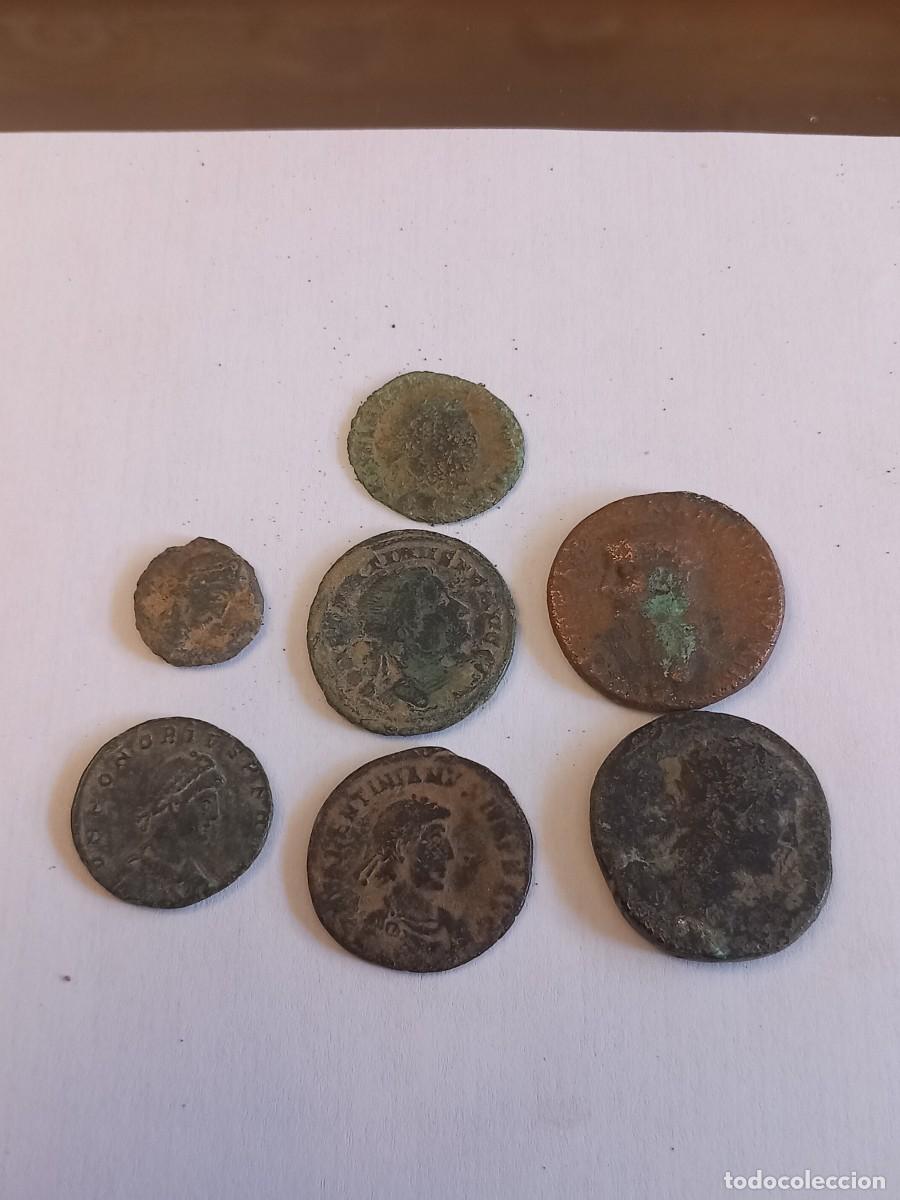 Monedas Roma Rep&uacute;blica: Lote n&uacute;mero 2 de 7 monedas romanas para limpiar y expertizar. Procedentes de coleccion particular p