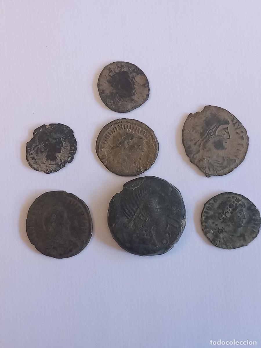 Monedas Roma Rep&uacute;blica: Lote n&uacute;mero 3 de 7 monedas romanas para limpiar y expertizar. Procedentes de coleccion particular p