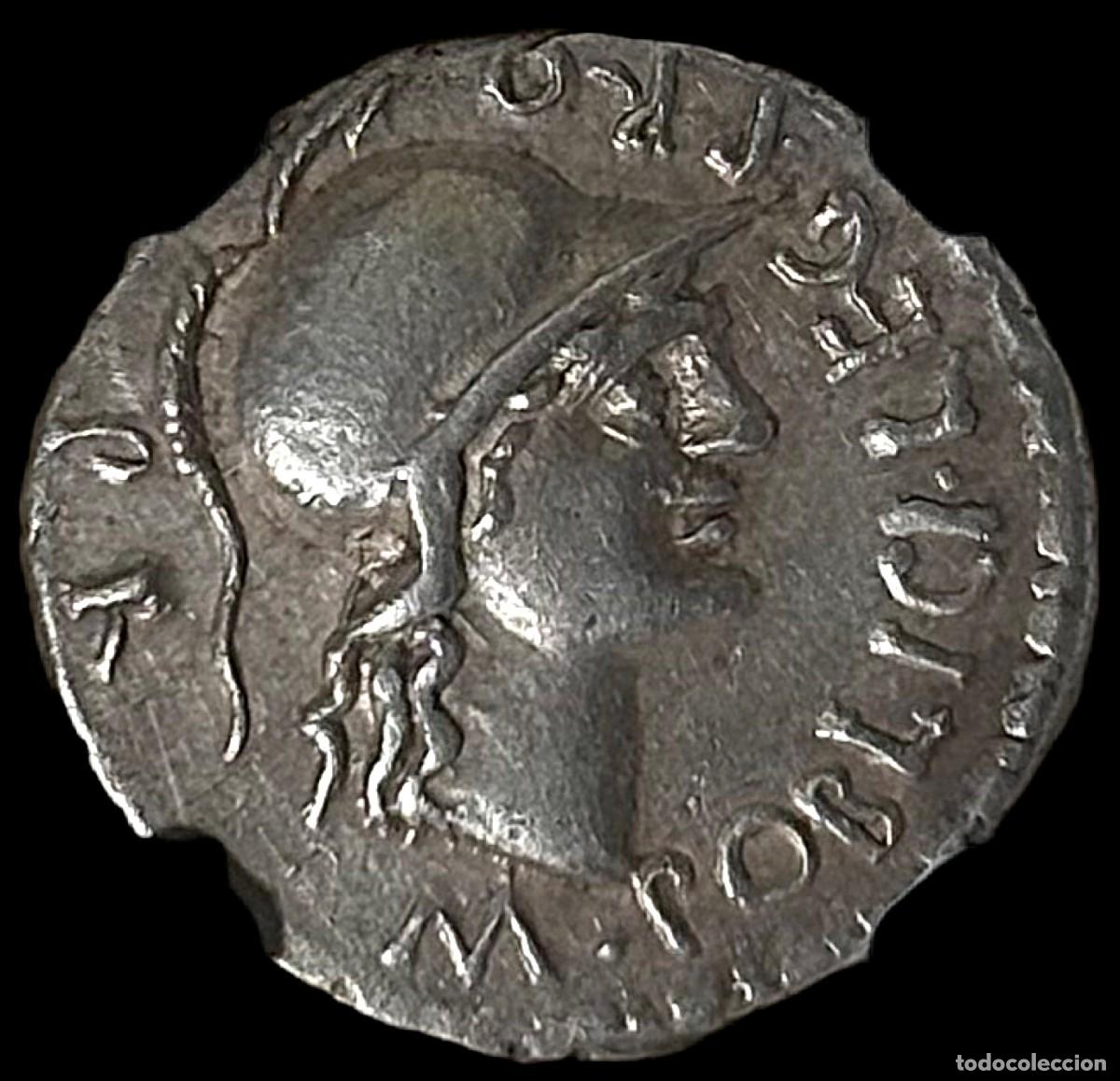 Monedas Roma Rep&uacute;blica: Denario Pompeyo Magno