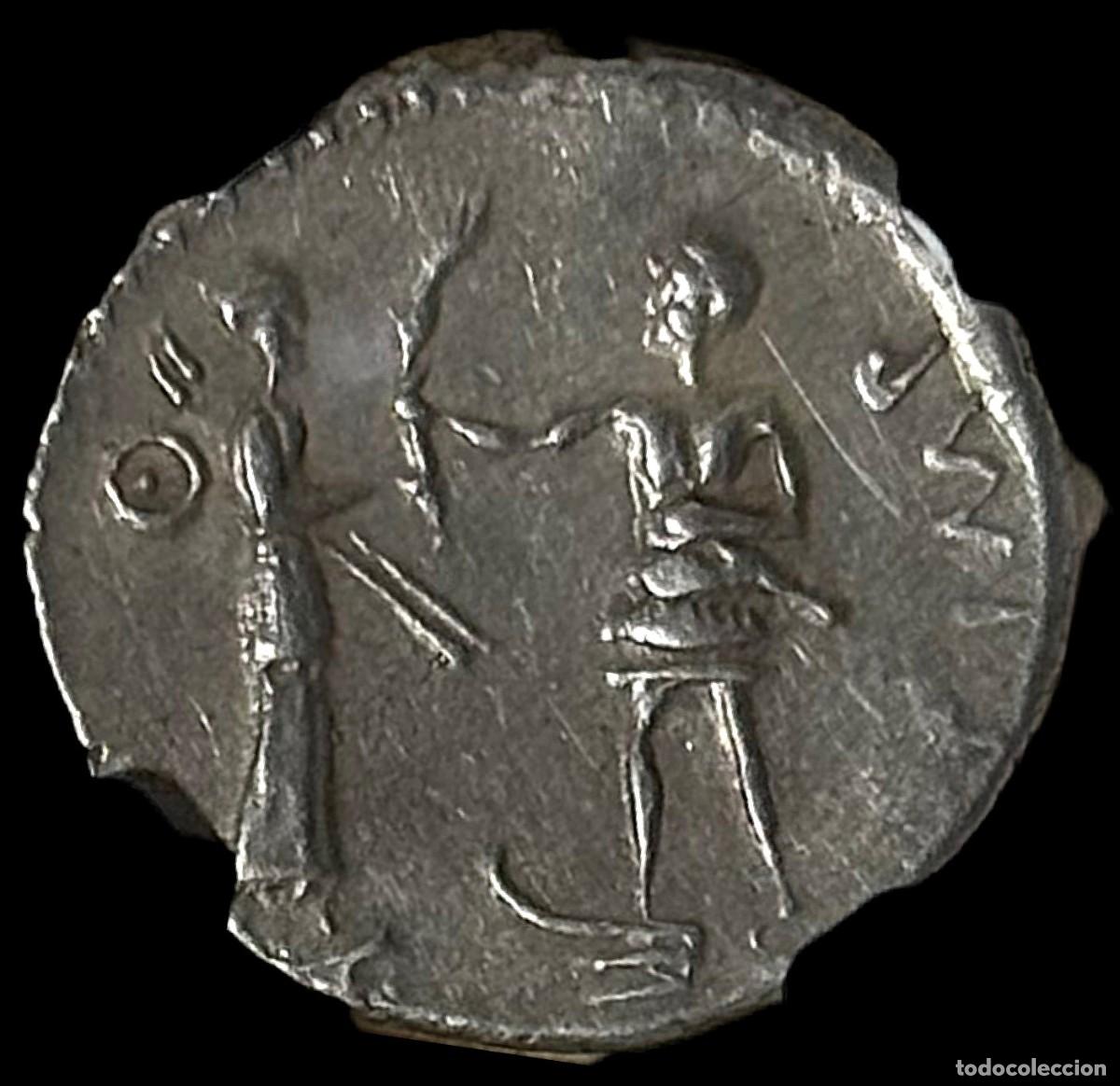 Monedas Roma Rep&uacute;blica: Denario Pompeyo Magno - Foto 2