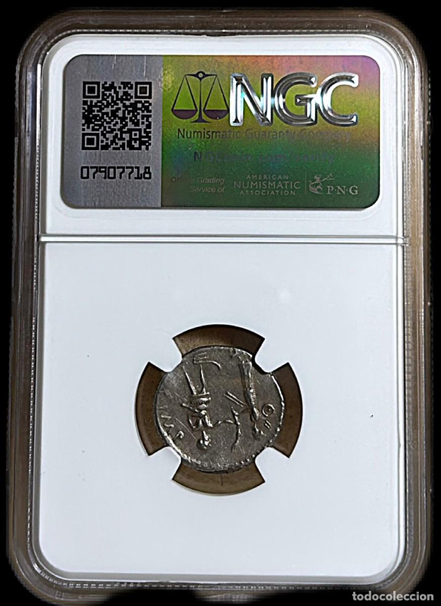 Monedas Roma Rep&uacute;blica: Denario Pompeyo Magno - Foto 4