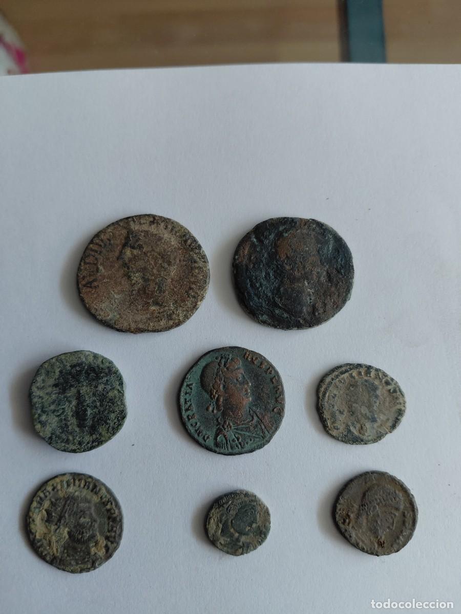 Monedas Roma Rep&uacute;blica: Lote D de 8 monedas romanas procedentes de colecci&oacute;n particular