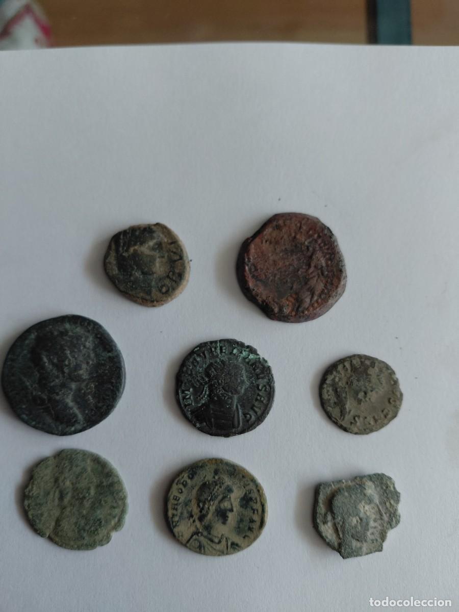 Monedas Roma Rep&uacute;blica: Lote E de 8 monedas romanas procedentes de colecci&oacute;n particular