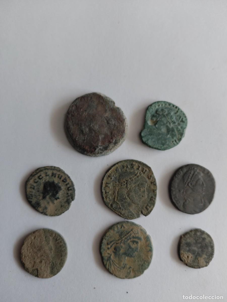 Monedas Roma Rep&uacute;blica: Lote G de 8 monedas romanas procedentes de colecci&oacute;n particular