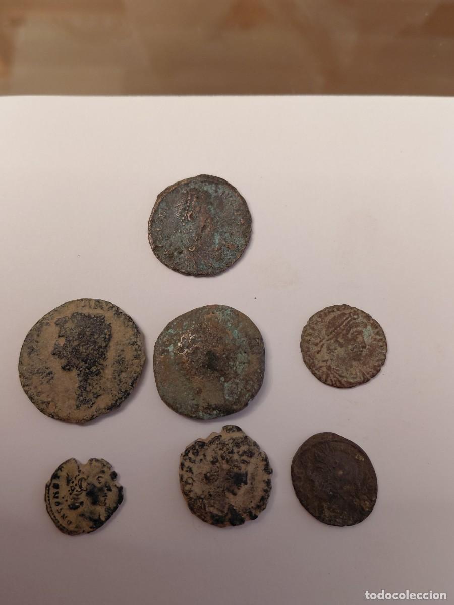 Roma Republic Coins: Lote n&uacute;mero 1 de 7 monedas romanas. Para limpiar y expertizar