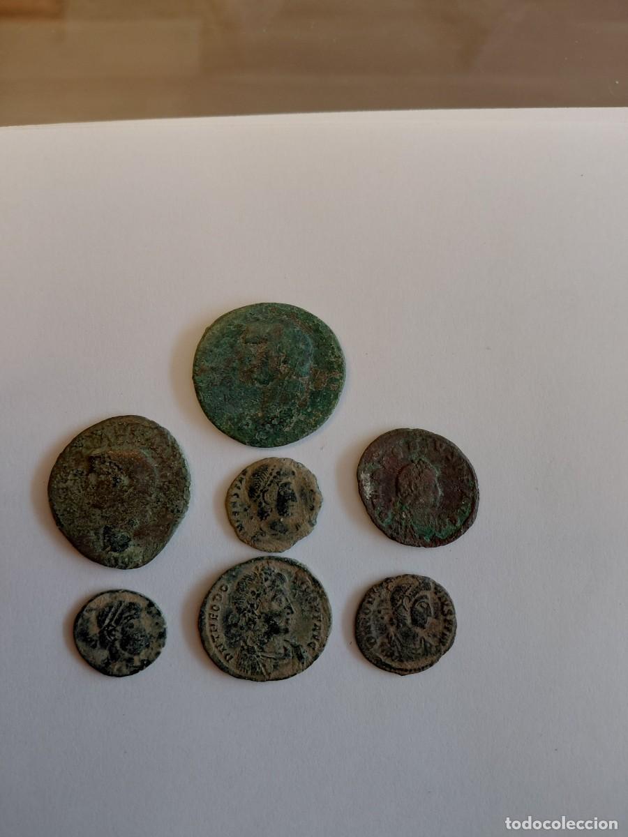 Roma Republic Coins: Lote n&uacute;mero 3 de 7 monedas romanas. Para limpiar y expertizar
