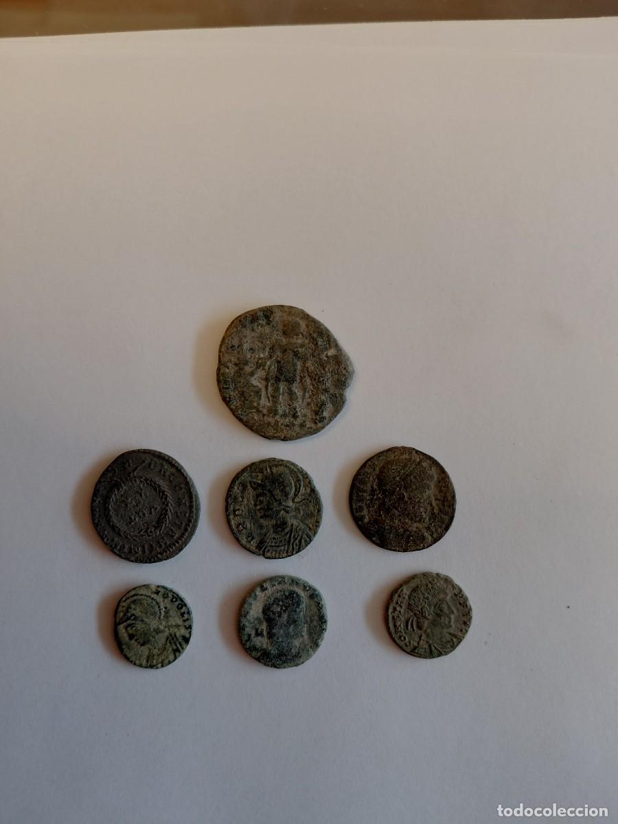 Roma Republic Coins: Lote n&uacute;mero 7 de 7 monedas romanas. Para limpiar y expertizar