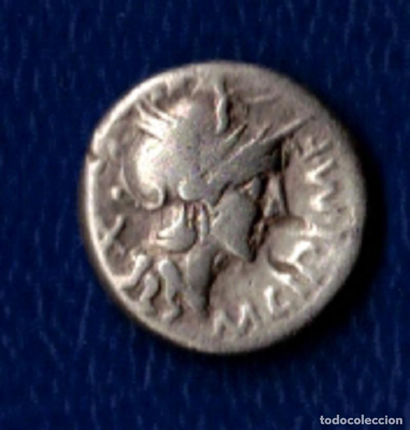 Monedas Roma Rep&uacute;blica: IMPERIO ROMANO PERIODO REPUBLICA A&Ntilde;O 115/114 A.C DENARIO