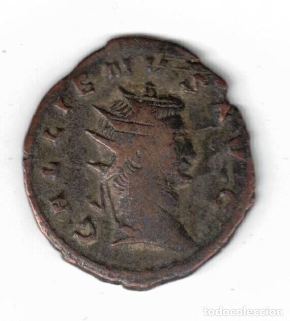 Monedas Roma Rep&uacute;blica: ANTONINIANO GALIANO 260-268 D.C. - VIRTVS AVG DEIDAD MILITAR CON LANZA Y ESCUDO