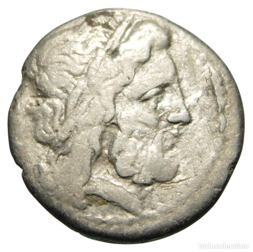 Monedas Roma Rep&uacute;blica: Rep&uacute;blica Romana An&oacute;nima AR Victoriatus 208 aC