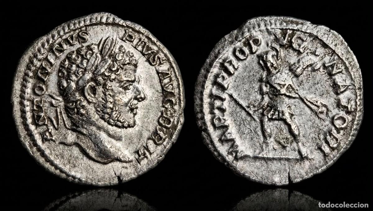 Monedas Roma Rep&uacute;blica: Denario Caracalla 210-213 RIC IV.1 # 223