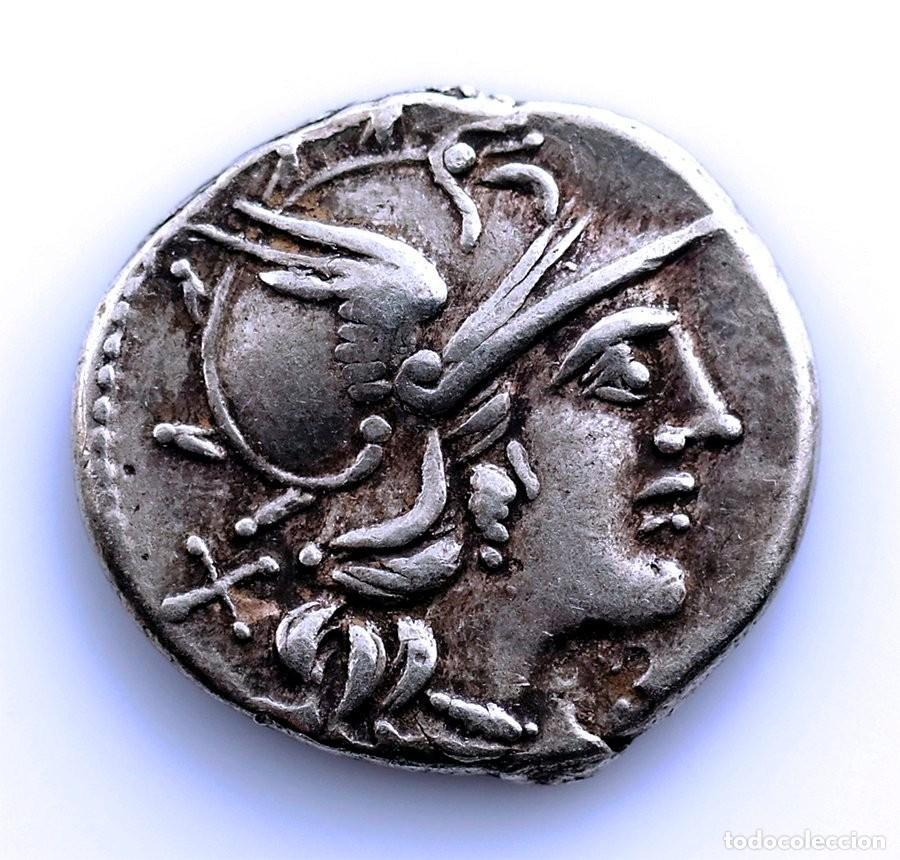 Monedas Roma Rep&uacute;blica: SC-Republica Romana.P. Elio Peto. Denario, Roma. 138 a.C. EBC-/XF- Plata 3,85 g