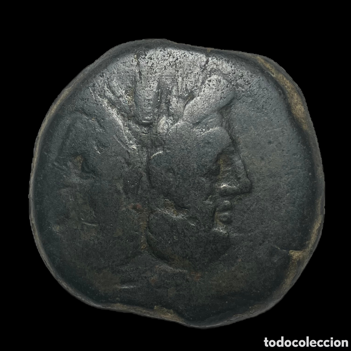 Monedas Roma Rep&uacute;blica: As an&oacute;nimo 179-170 a.C. &rdquo;delf&iacute;n&rdquo; Roma