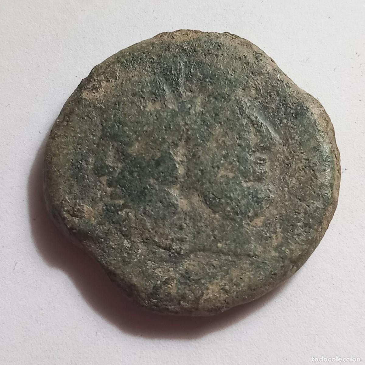 Monedas Roma Rep&uacute;blica: As de la familia Afrania.