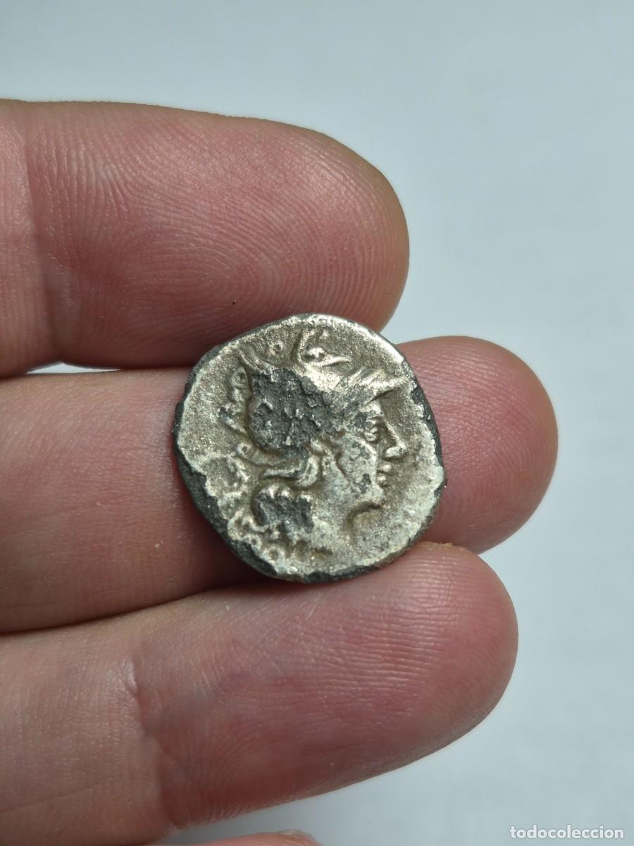 Monedas Roma Rep&uacute;blica: NT/ REPUBLICA ROMANA DENARIO FORRADO GENS SERVILIA 136 aC 2,22 GRS (A1355)