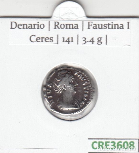 Monedas Roma Rep&uacute;blica: CRE3608 MONEDA ROMANA DENARIO PLATA VER DESCRIPCION EN FOTO
