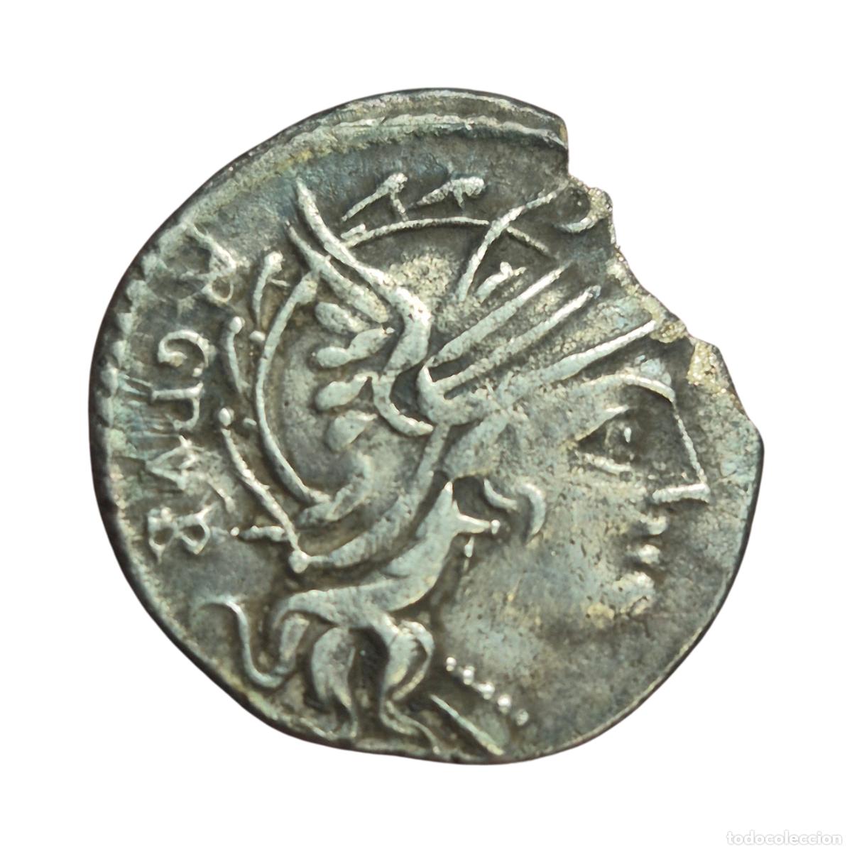 Monedas Roma Rep&uacute;blica: NT/ REPUBLICA ROMANA DENARIO GENS SENTIA 101 a.C. (A1467)