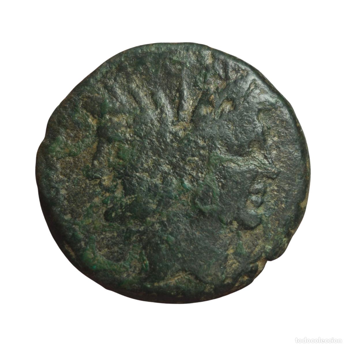 Monedas Roma Rep&uacute;blica: NT/ AS JANO SEXTO POMPEYO RARA (A1474)