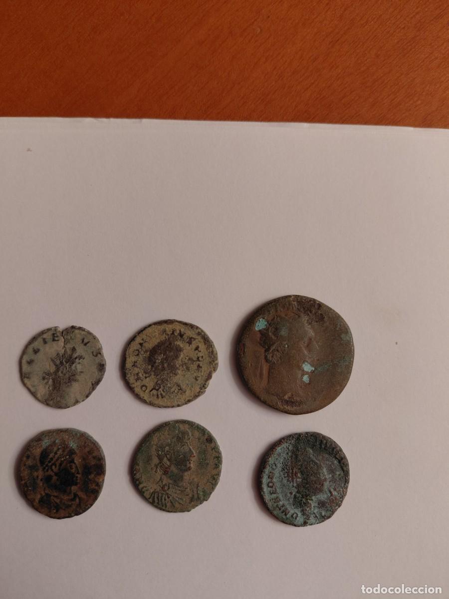 Monedas Roma Rep&uacute;blica: Lote B de 6 monedas romanas procedentes de colecci&oacute;n particular