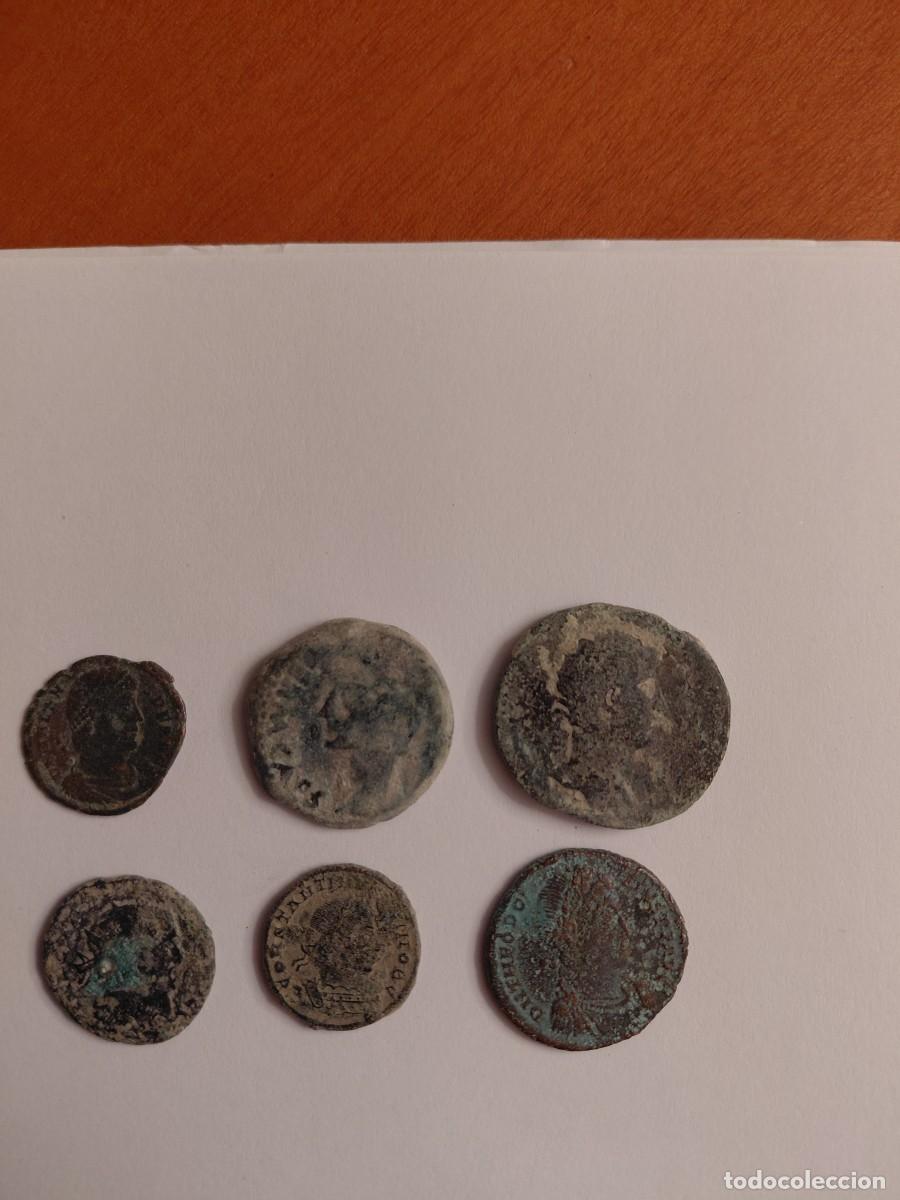 Monete Roma Repubblica: Lote C de 6 monedas romanas procedentes de colecci&oacute;n particular