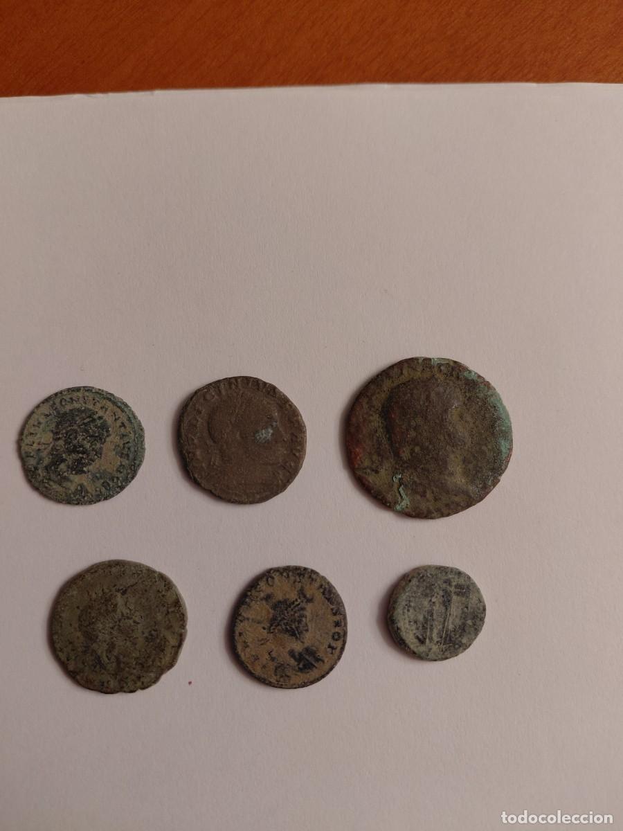 Monedas Roma Rep&uacute;blica: Lote D de 6 monedas romanas procedentes de colecci&oacute;n particular