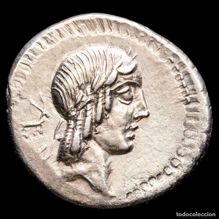 Monedas Roma Rep&uacute;blica: L. Calpurnius Piso Frugi. Denario, Roma, 90 a.C. L&middot;PISO&middot;FRVGI / &middot;L&middot;