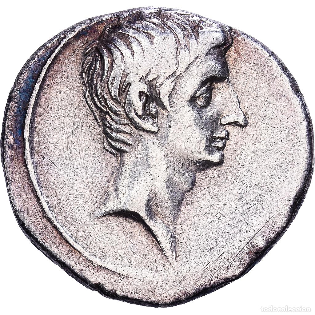 Monedas Roma Rep&uacute;blica: [#1203290] Roman Republic, Octavian, Denarius, 30-29 BC, Uncertain Mint, Plata, MBC+