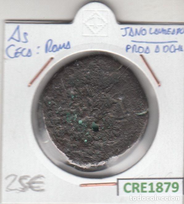Monnaies Rome R&eacute;publique: CRE1879 MONEDA ROMANA AS VER DESCRIPCION EN FOTO