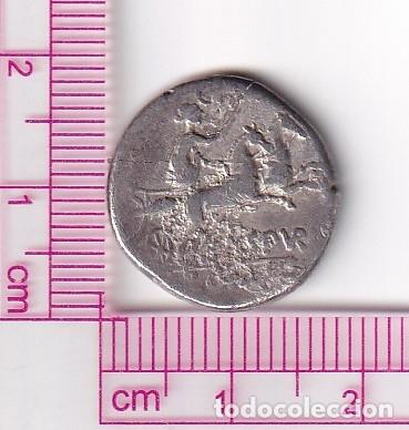 Monnaies Rome R&eacute;publique: CRE6776 MONEDA ROMANA DENARIO ROMA FURIUS PURPURIO 169-158 A.C VER FOTOS