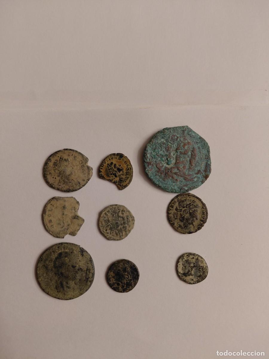 M&uuml;nzen R&ouml;mische Republik: Lote A de 9 monedas romanas. Procedentes de colecci&oacute;n particular
