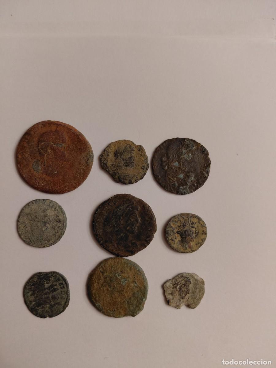 M&uuml;nzen R&ouml;mische Republik: Lote C de 9 monedas romanas. Procedentes de colecci&oacute;n particular