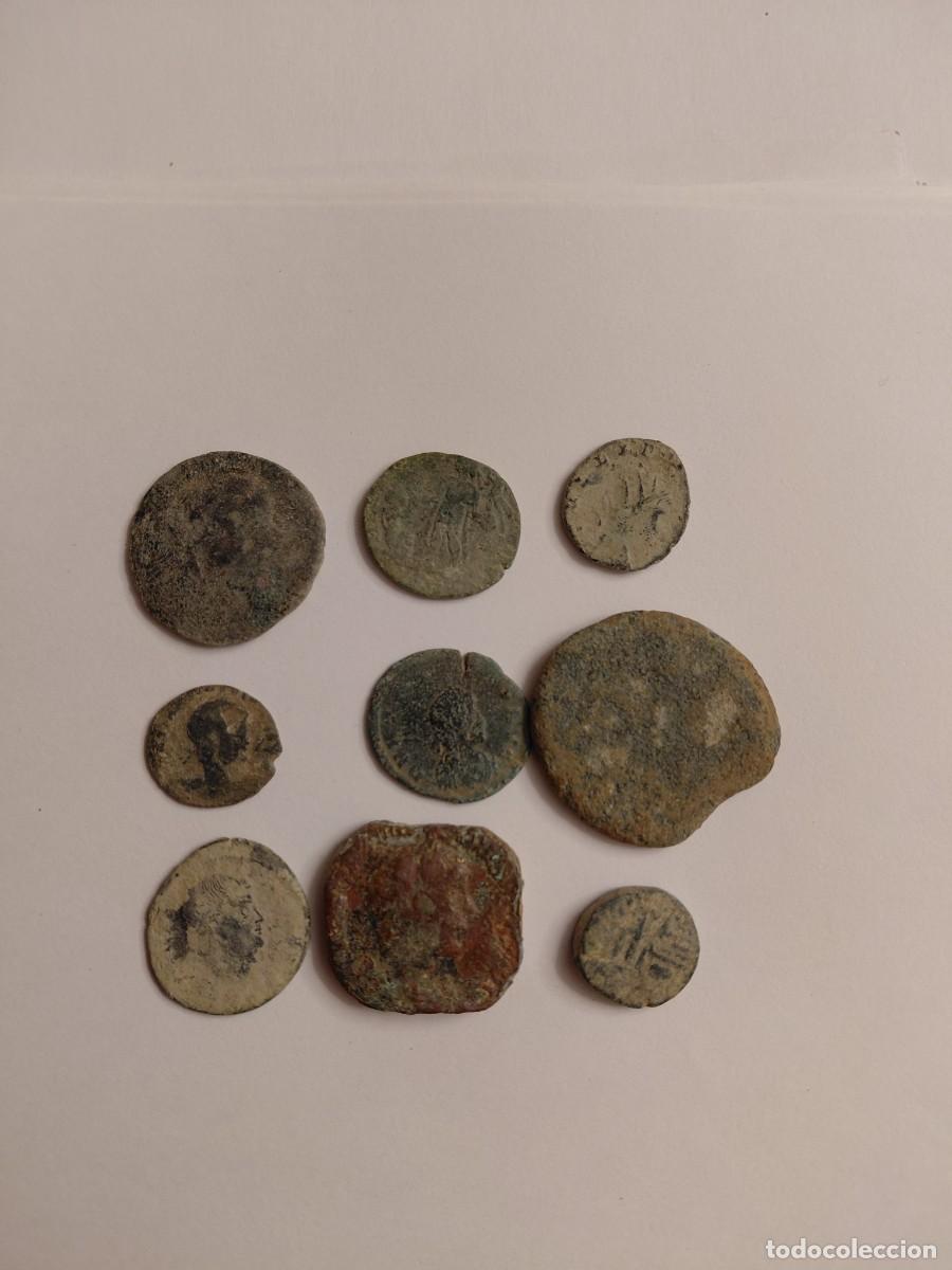 M&uuml;nzen R&ouml;mische Republik: Lote D de 9 monedas romanas. Procedentes de colecci&oacute;n particular