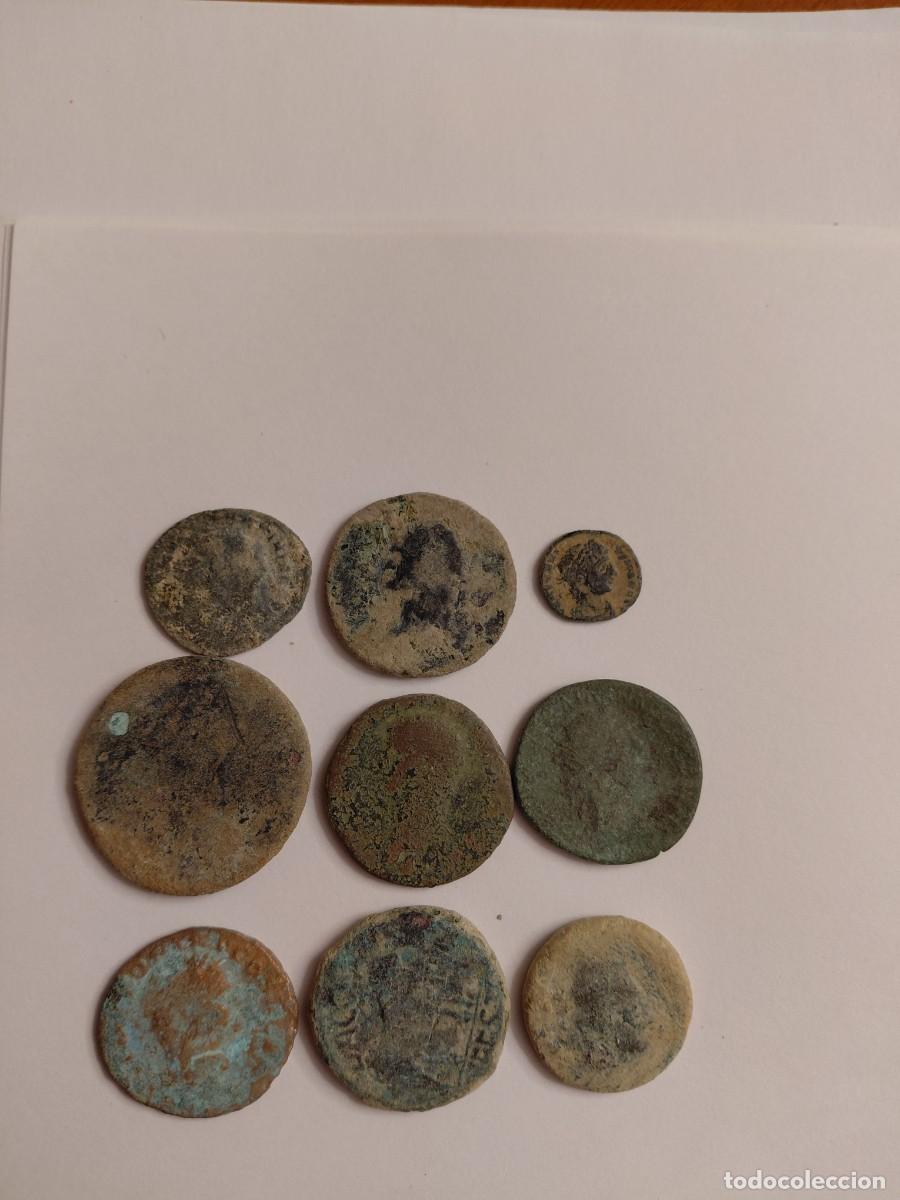 M&uuml;nzen R&ouml;mische Republik: Lote E de 9 monedas romanas. Procedentes de colecci&oacute;n particular