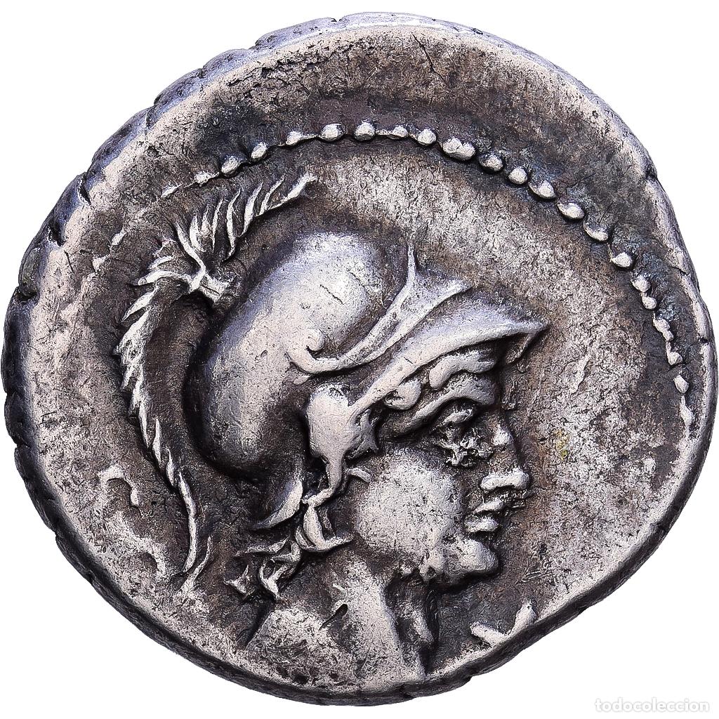 Monedas Roma Rep&uacute;blica: [#1547233] Roman Republic, Rustia, Denarius, 76 BC, Rome, Plata, MBC+, Crawford:389/1