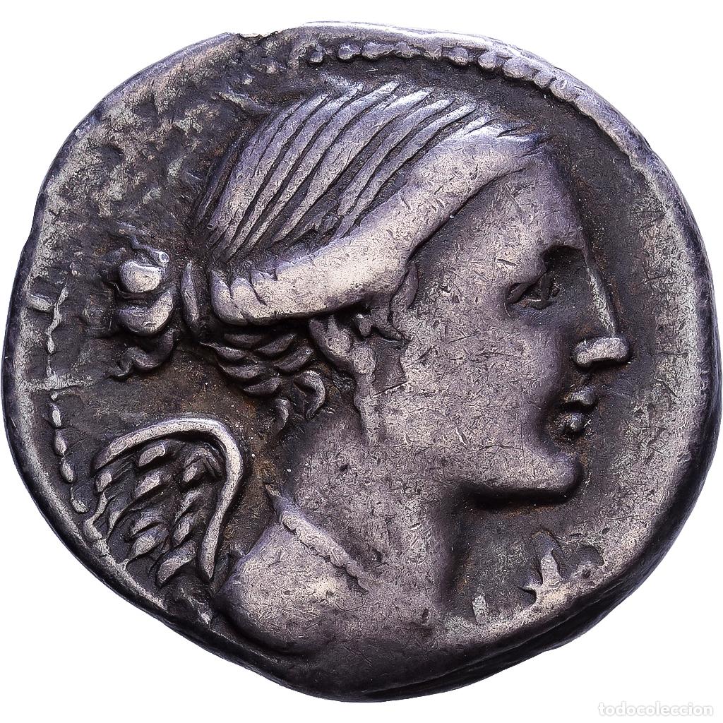 Monedas Roma Rep&uacute;blica: [#1547254] Roman Republic, Valeria, Denarius, 108-107 BC, Rome, Plata, MBC, Crawford:306/1
