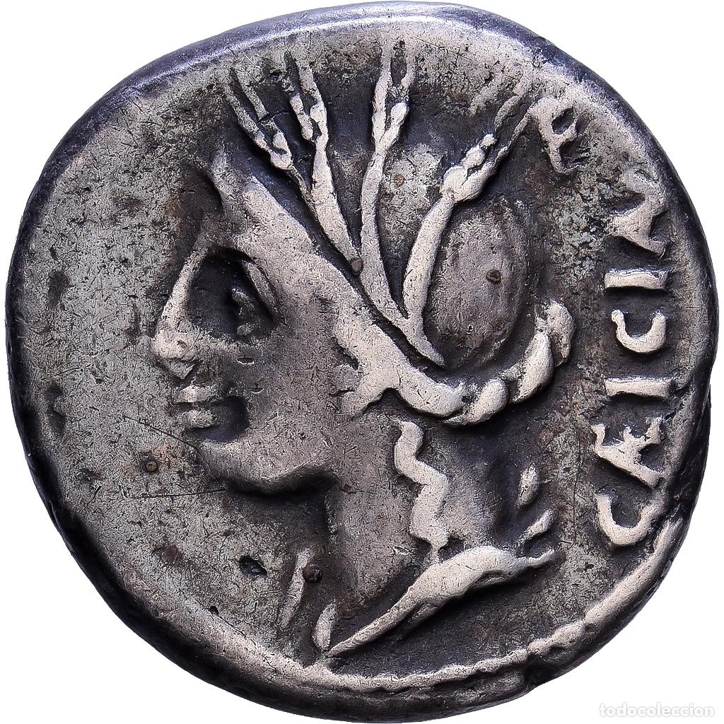 Monedas Roma Rep&uacute;blica: [#1547228] Roman Republic, Cassia, Denarius, 102 BC, Rome, Plata, MBC, Crawford:321/1